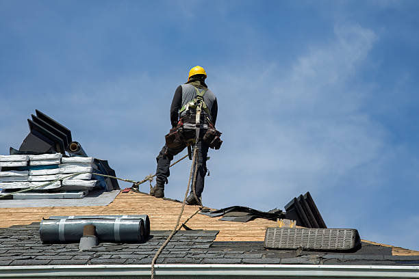 Professional Roofing technician working in Fairwater, WI